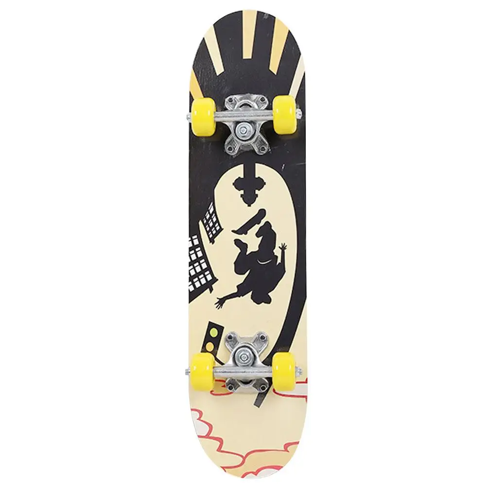

Fashionable Deck Skateboard Complete Skateboard Maple Wood Four Wheel Scooter Longboard High Speed Single Warping Slide