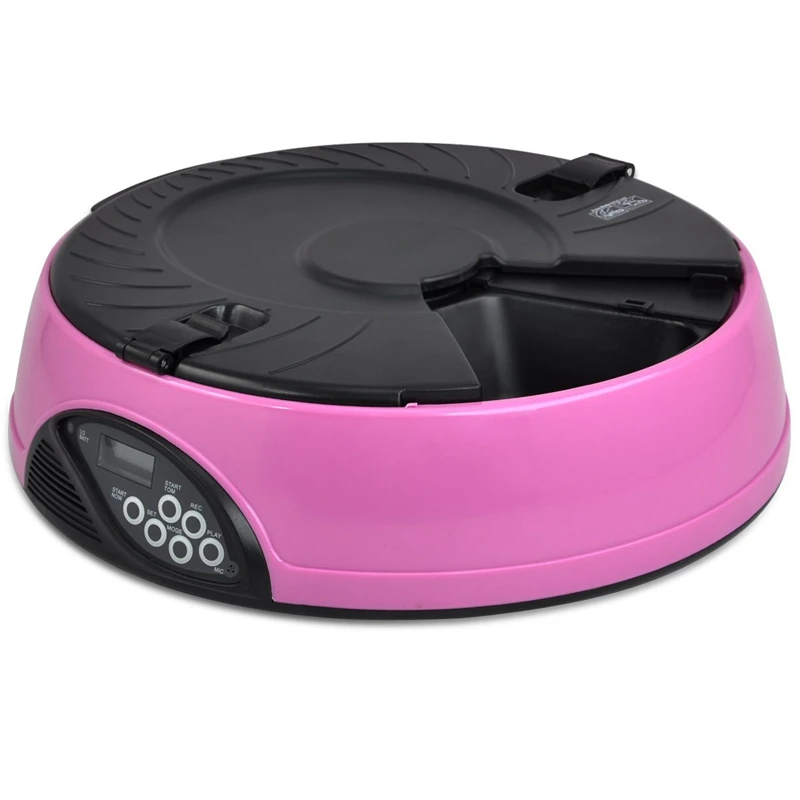 Топ 6 дней Автоматическая миска питателя для домашних животных еды кошка или