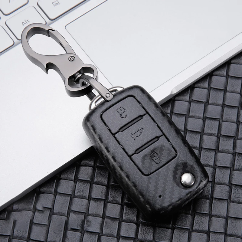 Чехол для ключа автомобиля VW Volkswagen Golf Bora Jetta POLO GOLF Passat GTI R MK7 TiguanTouran Scirocco Skoda Octavia A5