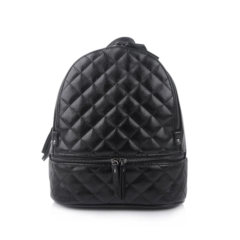 

Belvah Shop High Quality Luxury Brand Pu Backpack for Women 2021 New Handbag Kis Book Back To School Bag Satchel Travel Knapsack