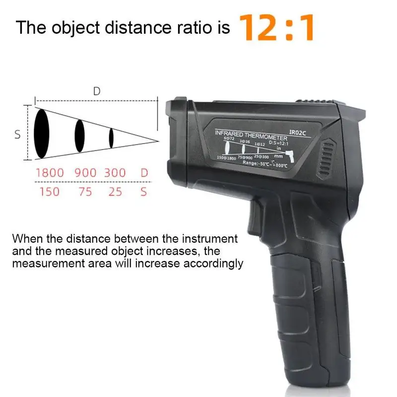 Температура Пистолет Бесконтактный инфракрасный термометр для измерения