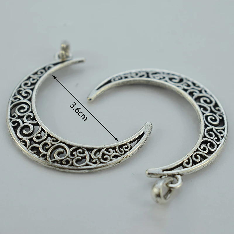 Основа Подвески полумесяц 10 шт. подвески для самостоятельного изготовления