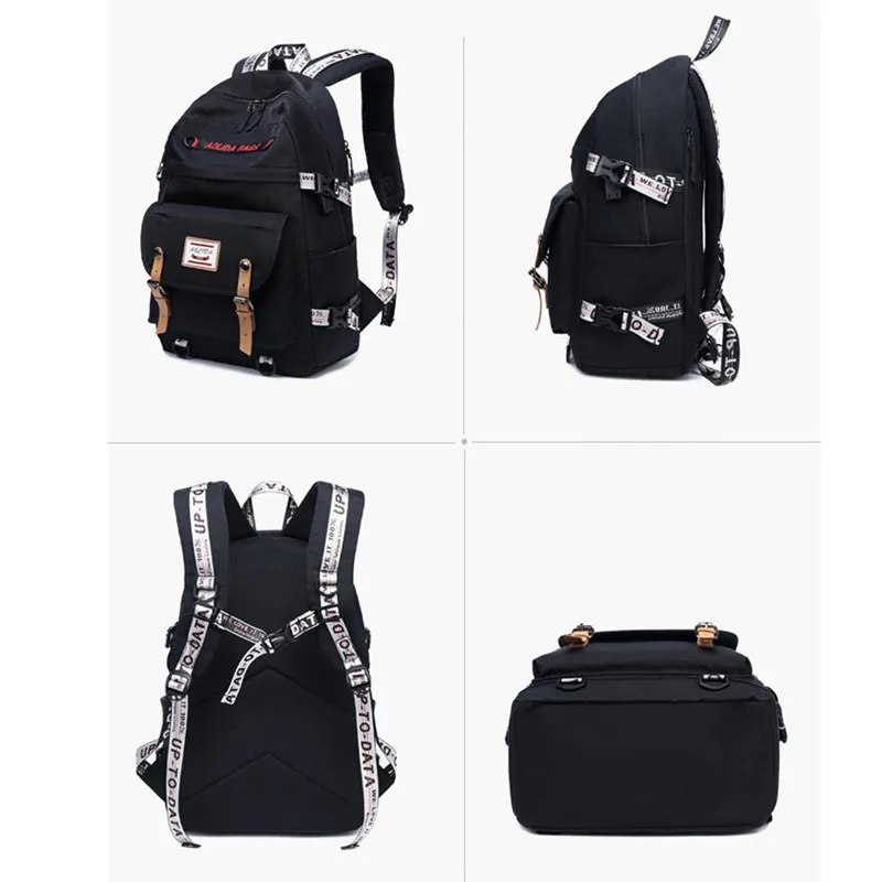 Рюкзак для девочек и студентов средней школы модные женские сумки ноутбука с