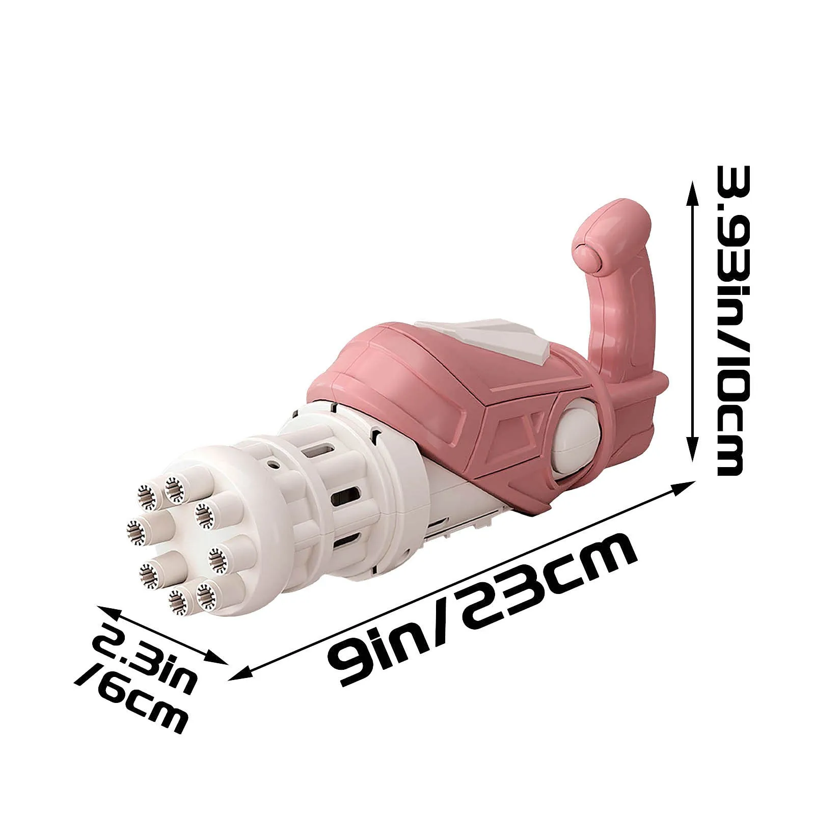 

Automatic Space Gatling Bubble Machine Child Blowing Holding Eight-Hole Bubble Toy Electric Bubble Blower Toys for children