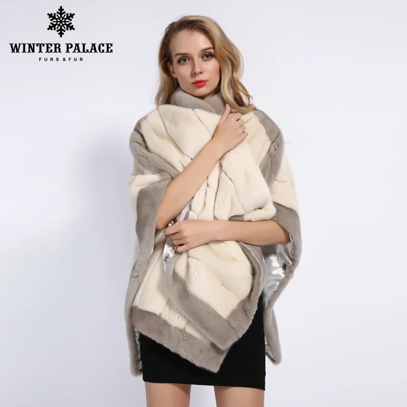ЗИМНИЙ ДВОРЕЦ 2019 Мода Зимняя норковая шуба из импортного бархата сорта