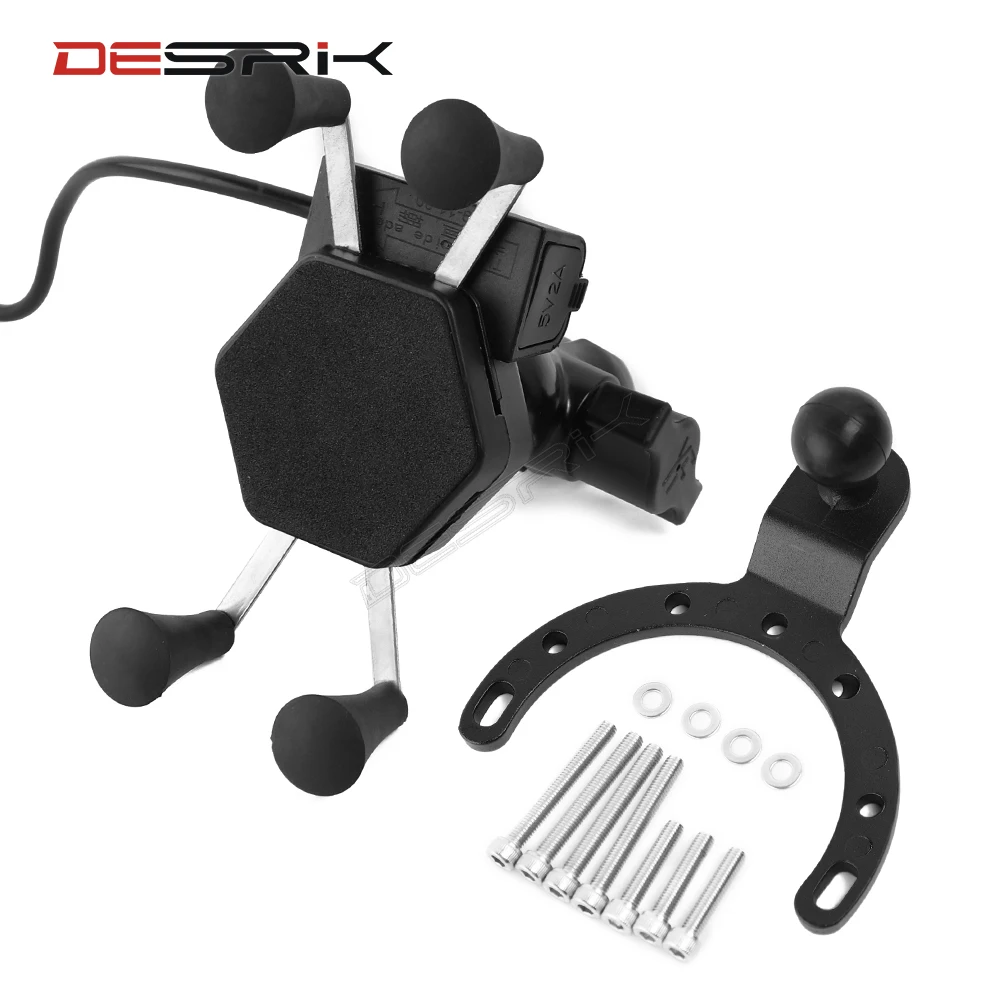 Держатель телефона для мотоцикла заднего вида Зеркало HONDA CBR600RR CBR1000RR CB1300 CB400