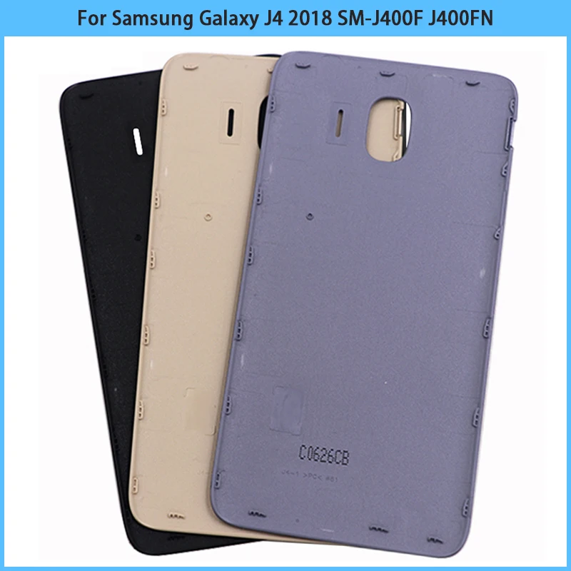 Новинка Пластиковая Задняя Крышка батарейного отсека для Samsung Galaxy J4 2018 SM-J400F J400FN