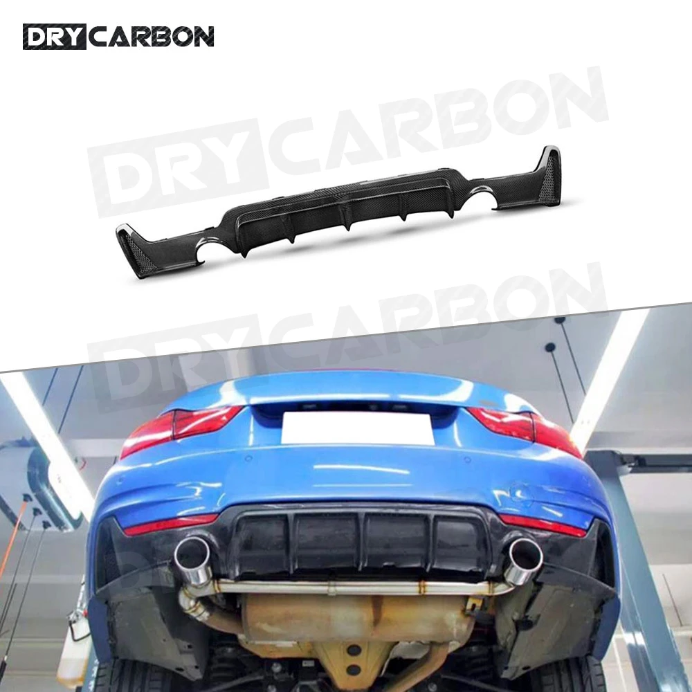 Для BMW 4 серии F32 F33 F36 418i 420i 428i 430i 435i 440i M Sport 2012-2017 годов выпуска спойлер с выхлопом |