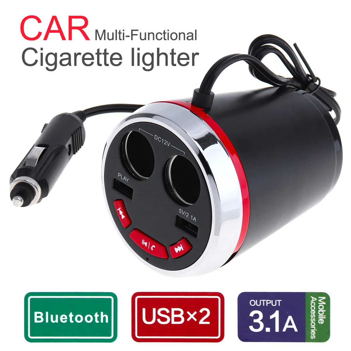 ЖК гарнитура Bluetooth автомобильный комплект MP3 музыкальный плеер Авто радио fm