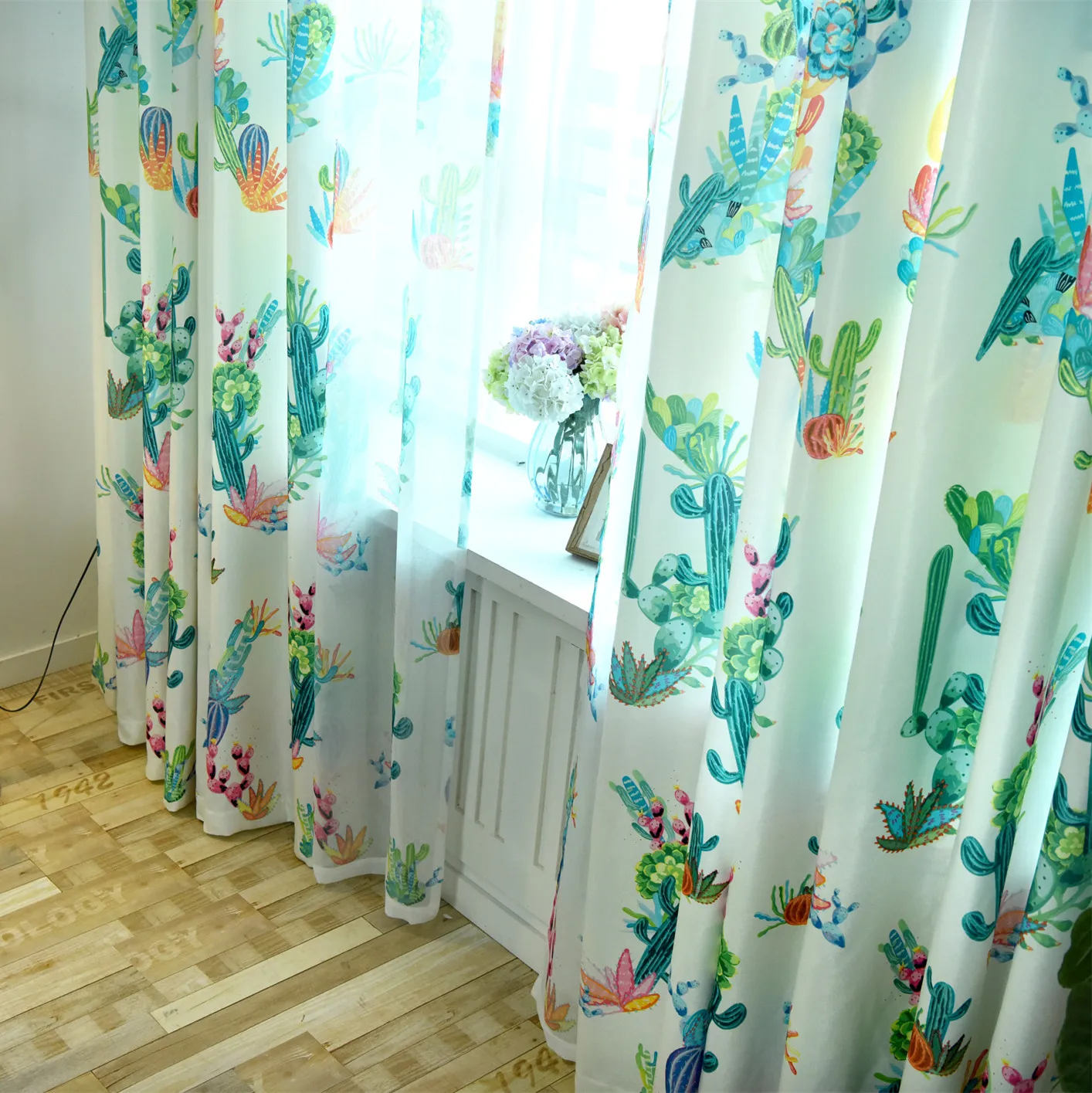 Простые современные занавески для гостиной спальни из хлопка и льна