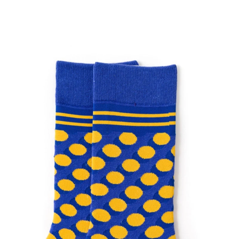 Хип-хоп Дамская мода Harajuku уличные носки унисекс забавные мужские счастливые