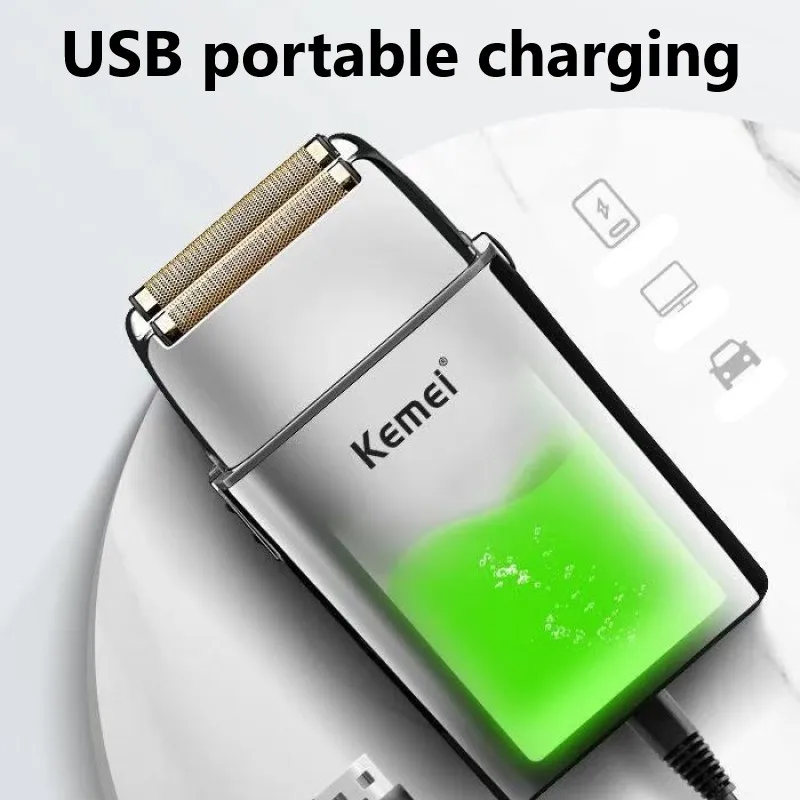Kemei TX5 Pro металлический корпус Парикмахерская устройство для бритья волос мужчин