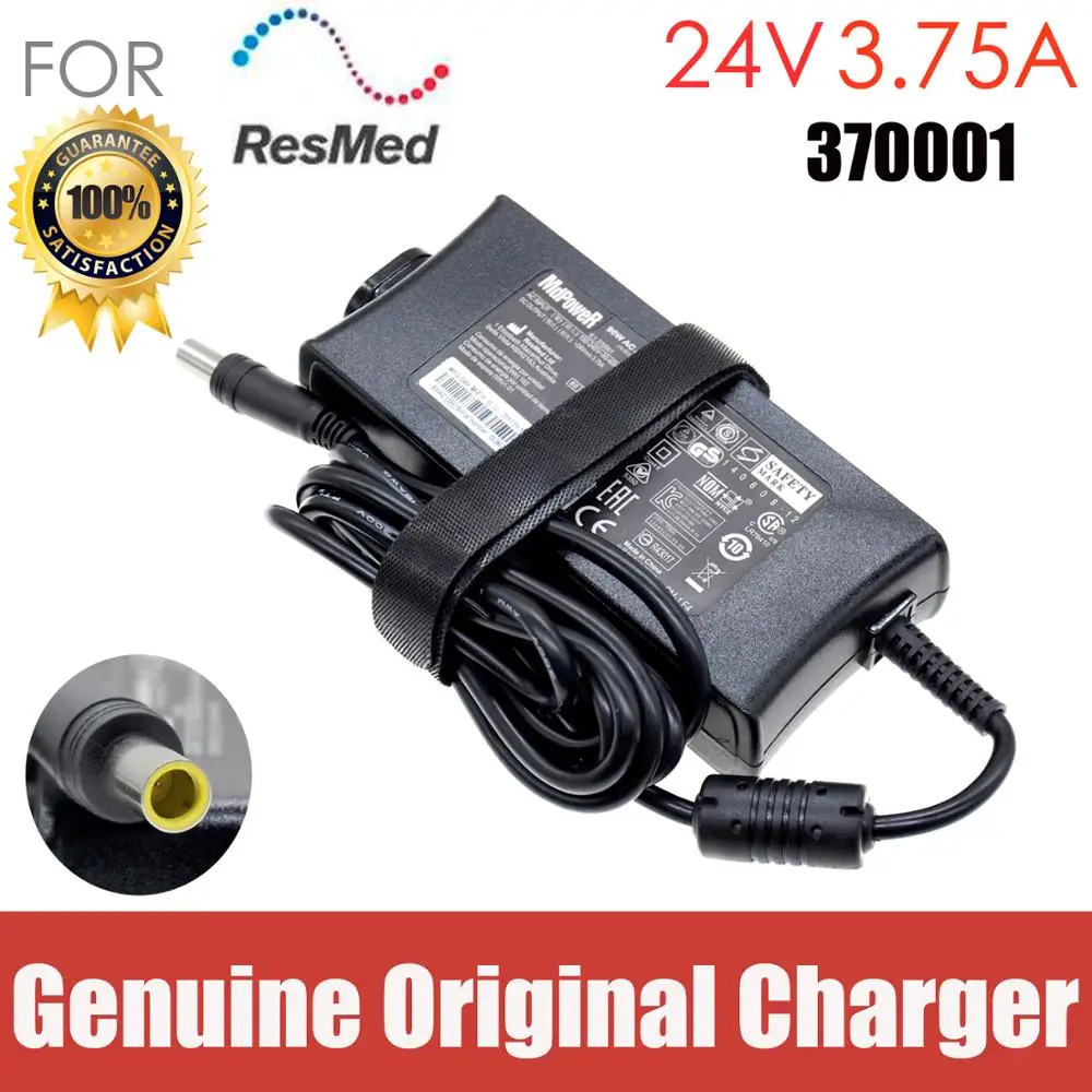 

ResMed 370001 24V 3.75A 90W AC ADAPTER IP22 For ResMed AIR SENSE S10 10 AIR CURVE S10 AIR SENSE 1 370002 37015 R370-7232 DA90A24