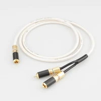 new qed rca y adapter 1 rca male to 2 rca male short y splitter digital stereo audio cable for subwoofer home theaterhifi