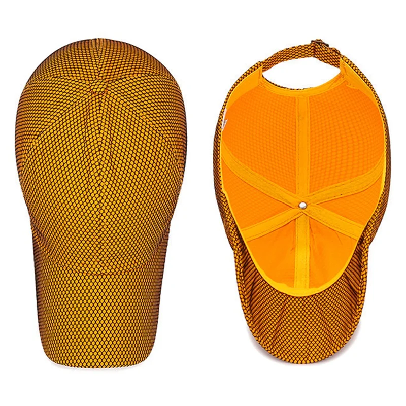 

2021 New Jelly Color Sun Hat Summer Baseball Cap Fashionable Hanging Net Hip Hop Hat Sun Mesh Cap Adjustable