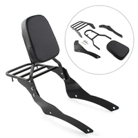 motorcycle accessories backrest sissy bar luggage rack for yamaha v star xvs 400 650 classic 1998 2013