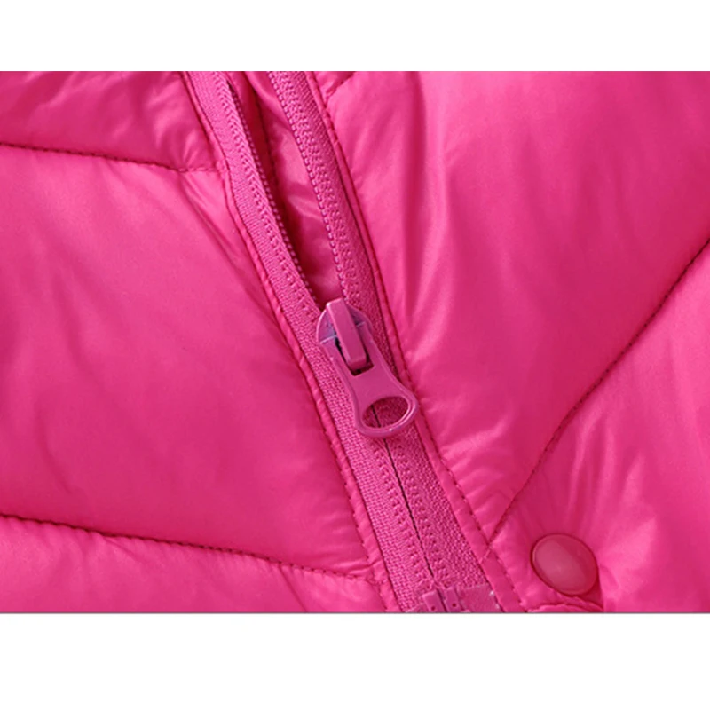 Пуховая хлопковая зимняя одежда для маленьких девочек и мальчиков вязаный