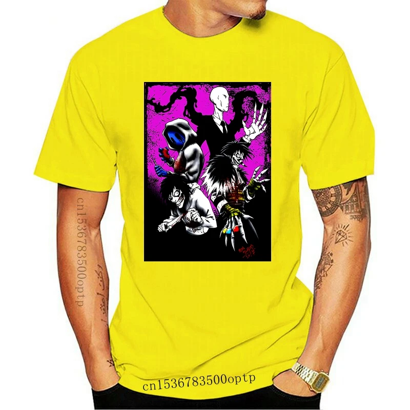

Creepypasta Men's T-Shirt T Shirt Gift More Size And Colors Top Tee Cheap Sale 100 % Cotton T Shirts For Boys Plus Size