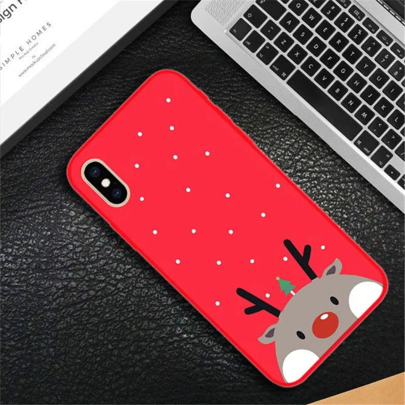 Рождественский подарок чехол для iPhone 11 pro Чехол для iPhone 6 6s 7 8 plus Мягкий силиконовый чехол apple x xr xs max ТПУ чехол s
