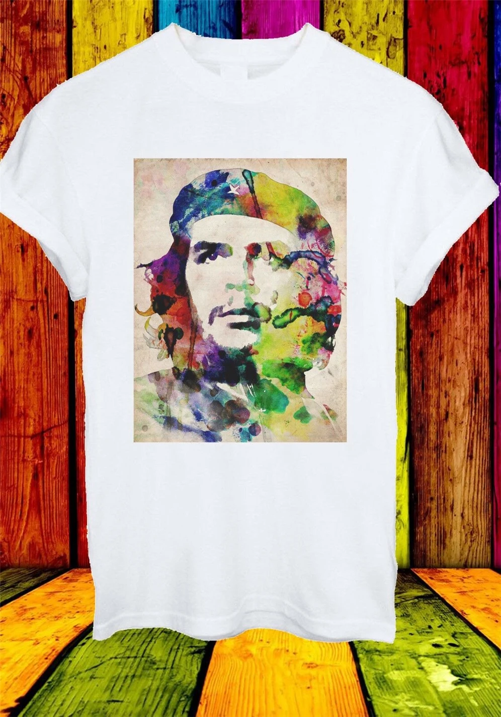 Ernesto Che Guevara Rebel Cuban Revolution Leader Мужская и женская унисекс футболка из 654 чистого