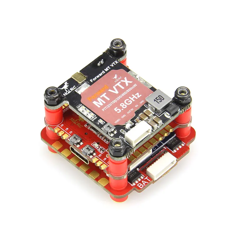 HGLRC Zeus F760 VTX STACK F722 Контроллер полета 60A blheli _ 32 3 6S 4 в 1 бесщеточный ESC 25 ~ 800 МВт для