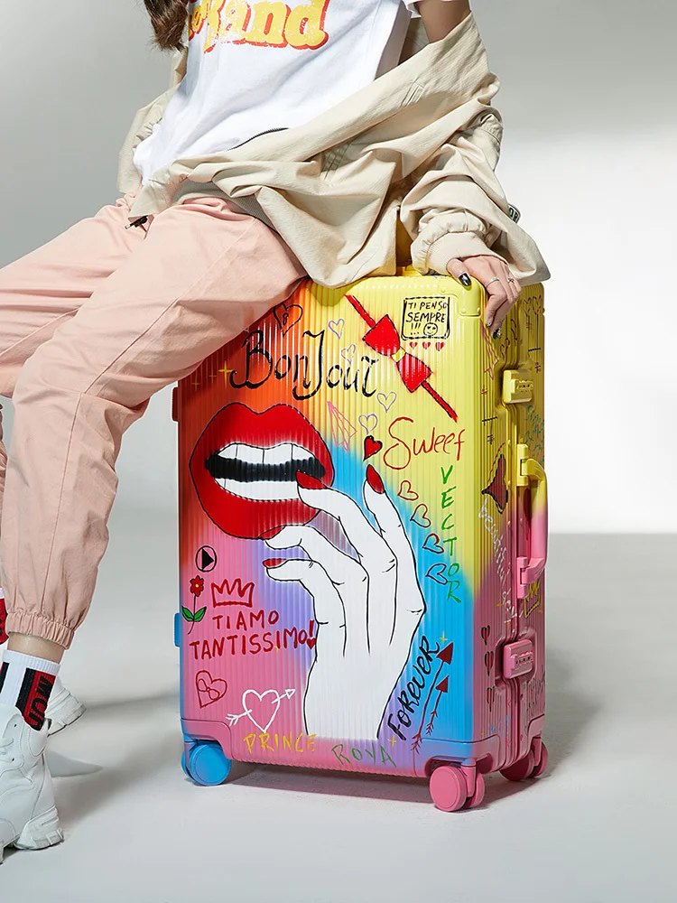 2019 Высококачественный водонепроницаемый Оксфордский чемодан-Спиннер для багажа