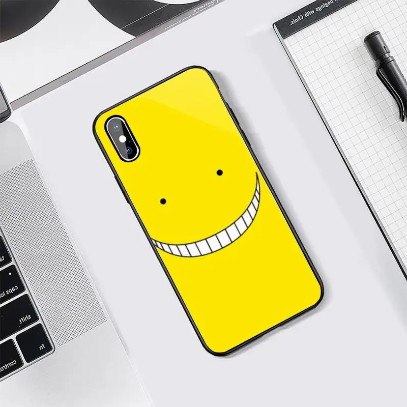 

Assassination Classroom japanese anime high quality Phone Case Tempered glass For iphone 5C 6 6S 7 8 plus X XS XR 11 PRO MAX