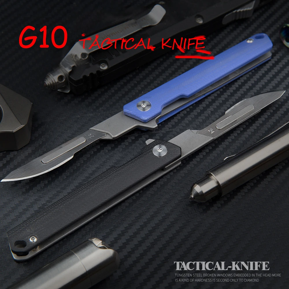 Складной нож G10 для повседневного использования высокопрочный тактический