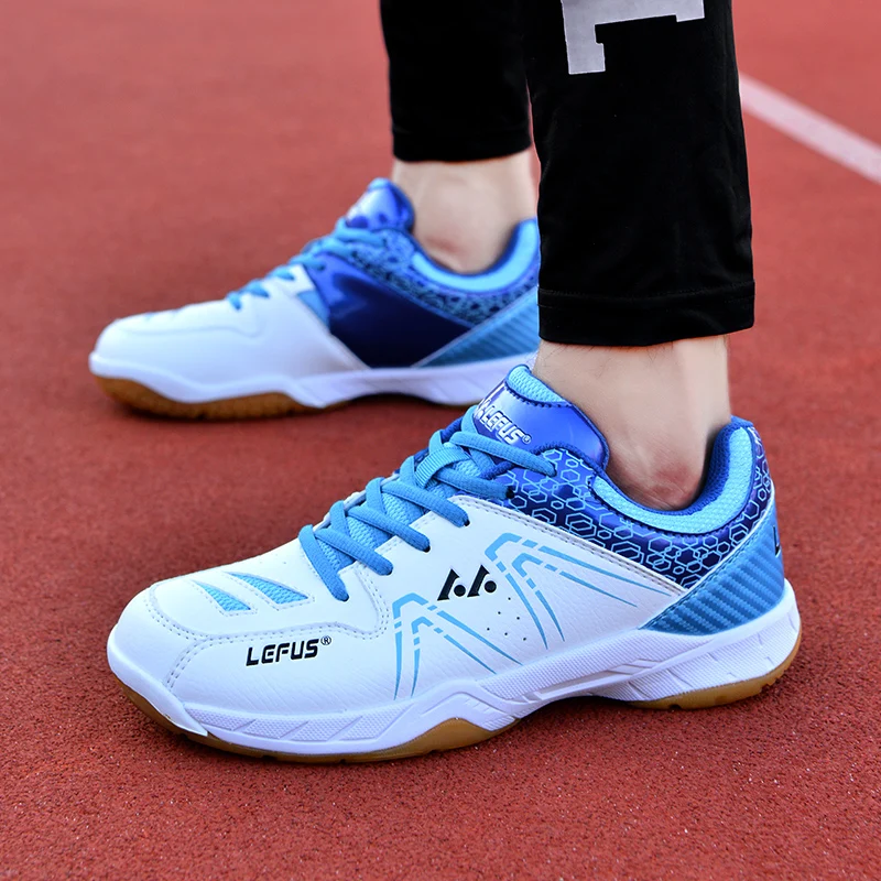 Unisex Badminton Shoes Indoor Training Tennis Shoes Men's Comfortable Badminton Shoes Professional Competition Sports Shoes
