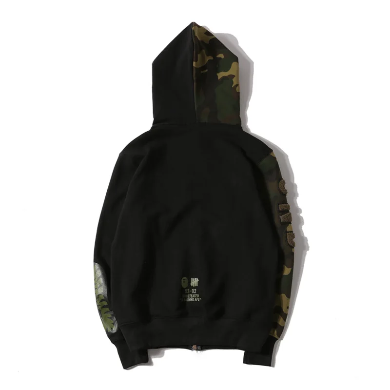 

Hoodies Men Printing Thin Sweatshirt Bape Shark Streetwear Clothing Harajuku Coat Sport Jacket Oversized Top Tracksuit