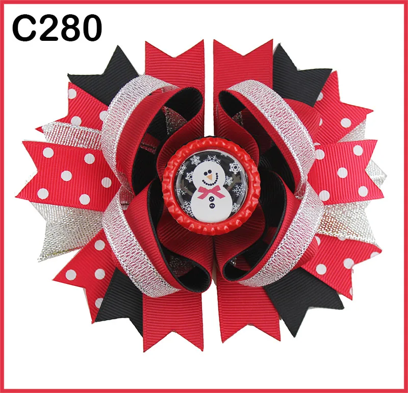 Бесплатная доставка D group 30 шт. модные рождественские банты для волос и забавные