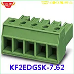 KF2EDGSWB 7,62 2P~ 12P разъем PCB плагин клеммный блок 7,62 мм 2PIN~ 12PIN DFK PC 4 G FS4, 8 1861154 PHOENIX контакт DEGSON