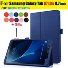 Тонкие легкие Чехлы для Samsung Galaxy Tab A 7 Lite, 8,7 дюйма, 2021 дюйма, T220, T225, T227, для Samsung Tab A 7 Lite, T220, чехол со стилусом