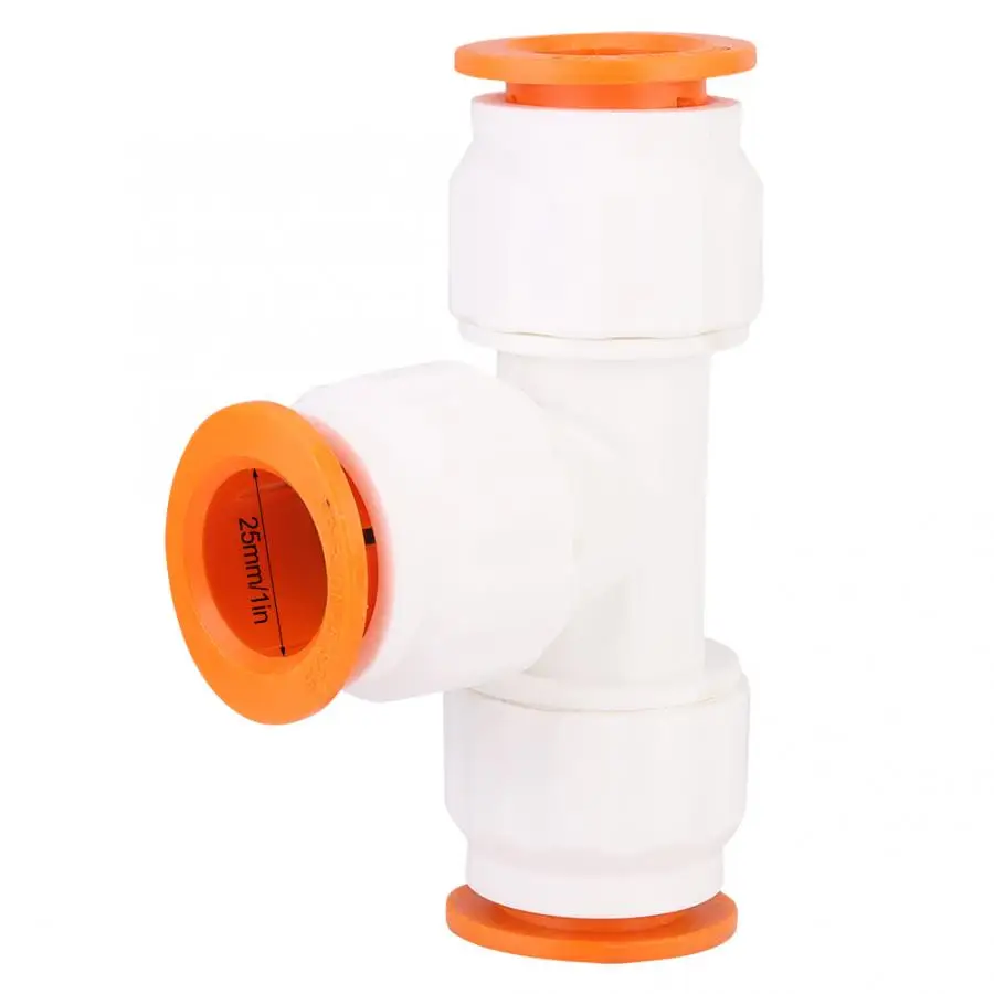 PPR пластик 25 мм Диаметр тройник соединитель водопровод адаптер фитинги