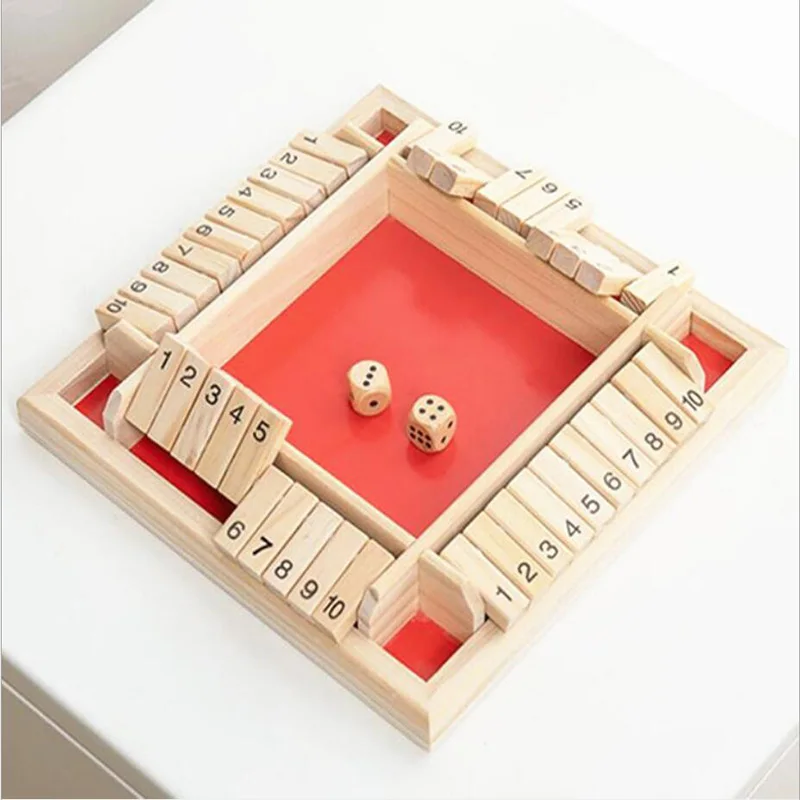 

New Four-Sided Flop Games Solid Ｗooden Mathematical Toys Montessori Toddler Math Study For All Ages Kids Over Three Years Old