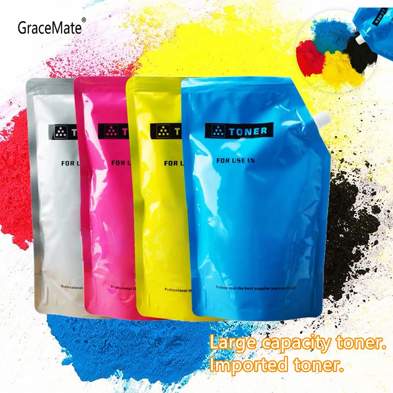 

GraceMate Color Refill Toner Cartridge Powder Compatible for OKI C3300 C3400 C3450 C3530 C3600 3300 3400 3600 Laser Printer