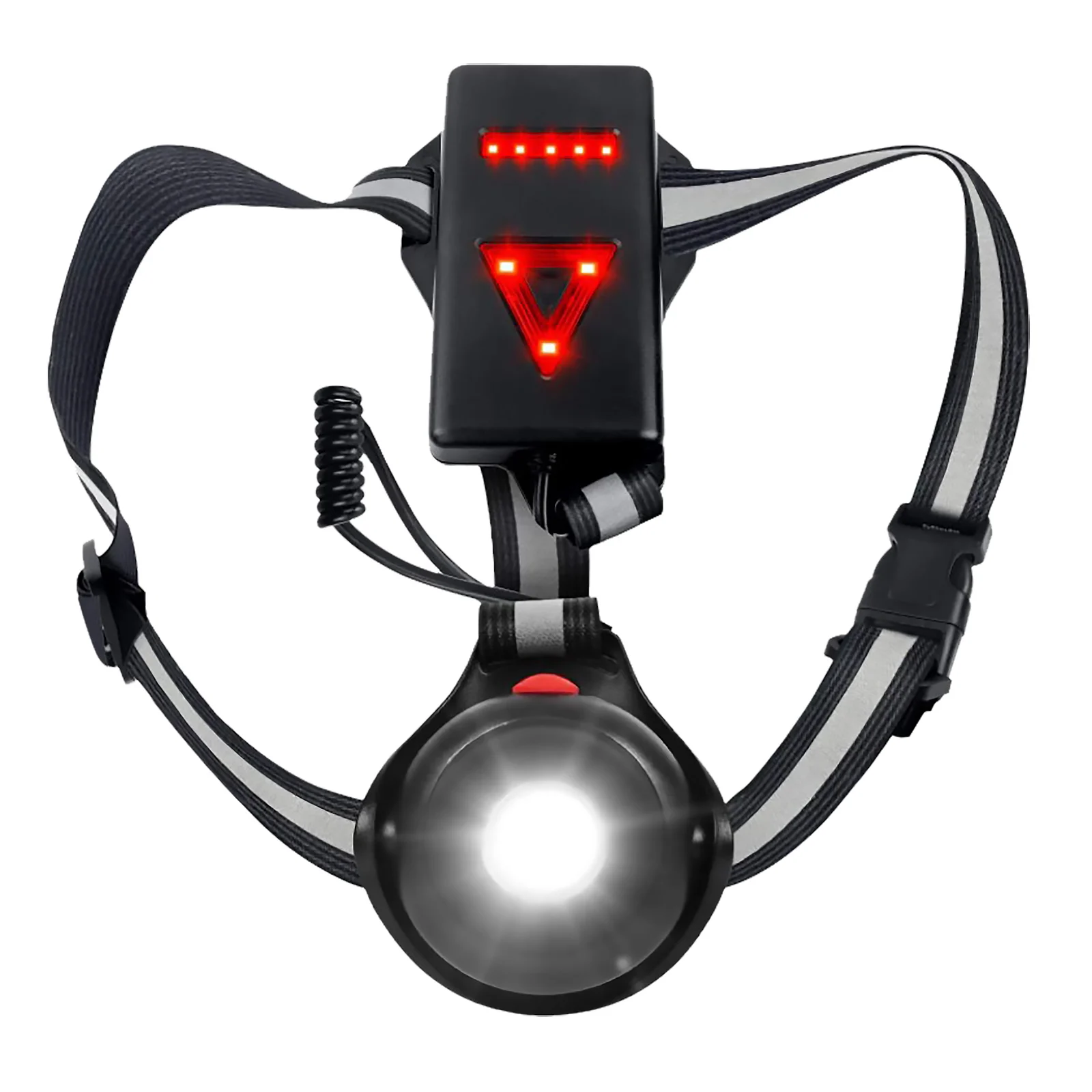 

Ходовой фонарь, светодиодный нагрудный фсветильник с зарядкой от USB, предупреПредупреждение ющая лампа для безопасности спины, уличное осв...