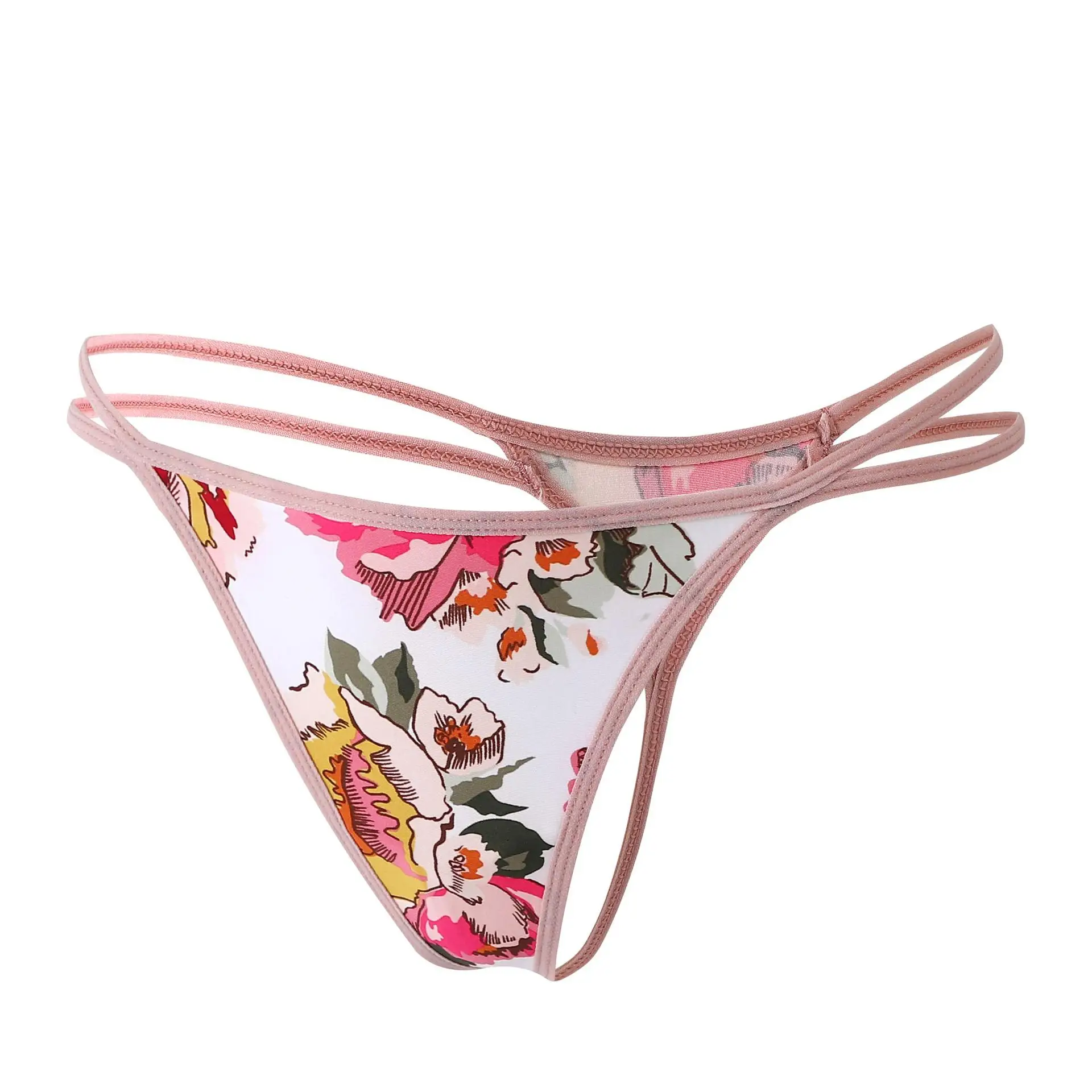 Voplidia 10 шт./лот женские стринги и с принтом нижнее белье трусики | Женская одежда