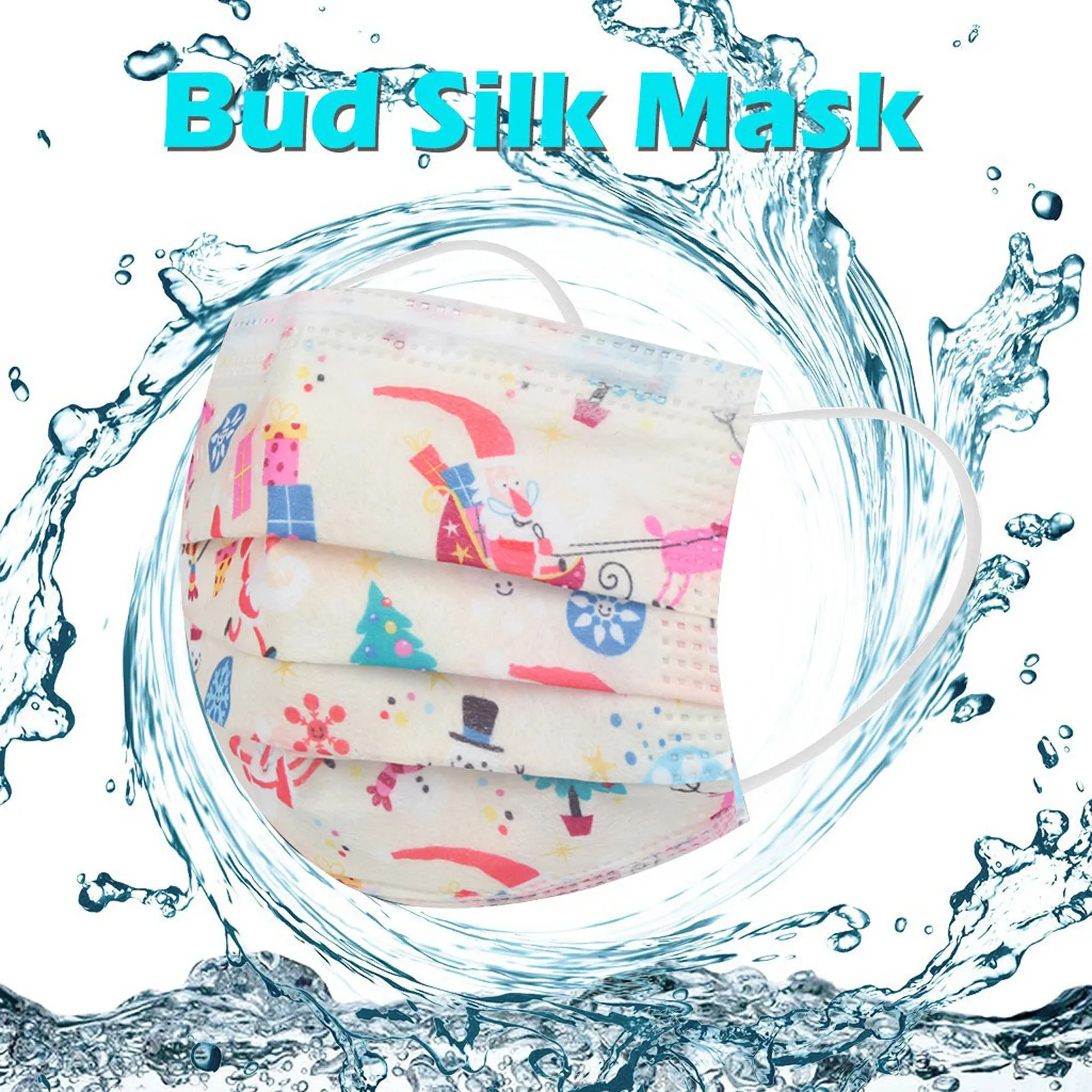 

Headband masques mascara protectora 10 Patterns Of 10PC Mask Face Mask Industrial Children's Printed Disposable mask #