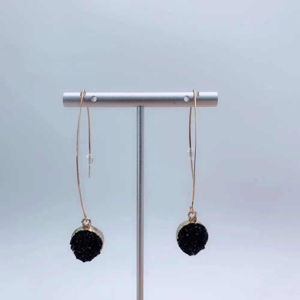 Золотые серьги Модные ювелирные изделия Свадебные вечерние подарки женские