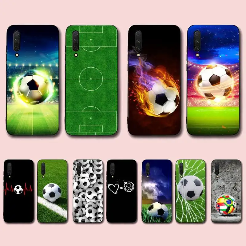 

TOPLBPCS football soccer Phone Case for Xiaomi mi 5 6 8 9 10 lite pro SE Mix 2s 3 F1 Max2 3