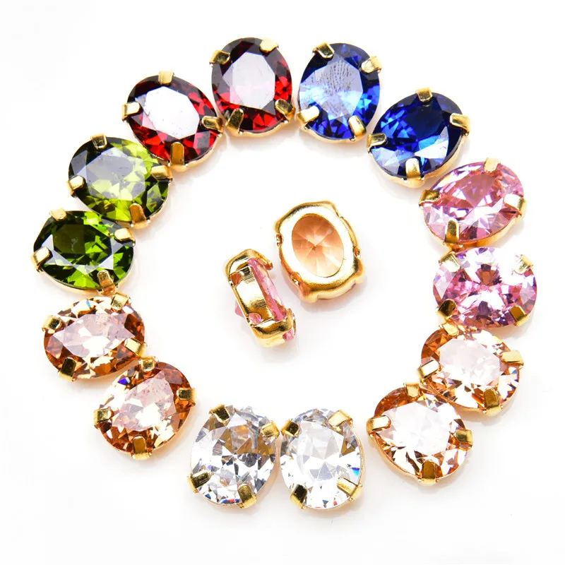 Высокое качество 5A Циркон с украшением в виде кристаллов алмаза красочные 6X 8