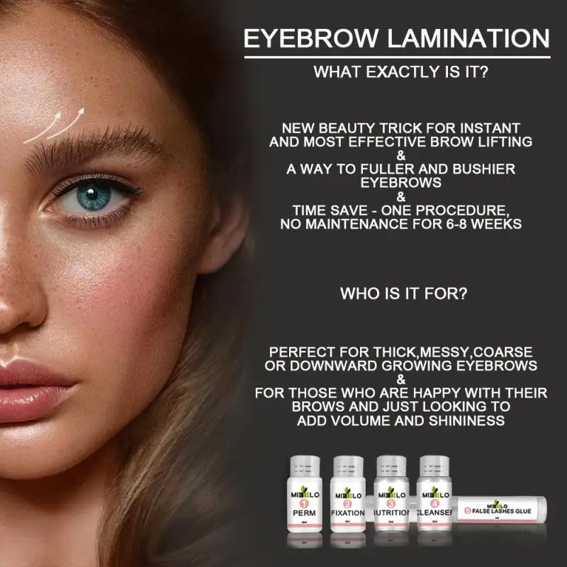 

2-In-1 Eyebrow Lift & Eyebrow Curling Kit | Eyebrow And Lash Lamination Kit | DIY Perm For Lashes And Brows | Professional Lift