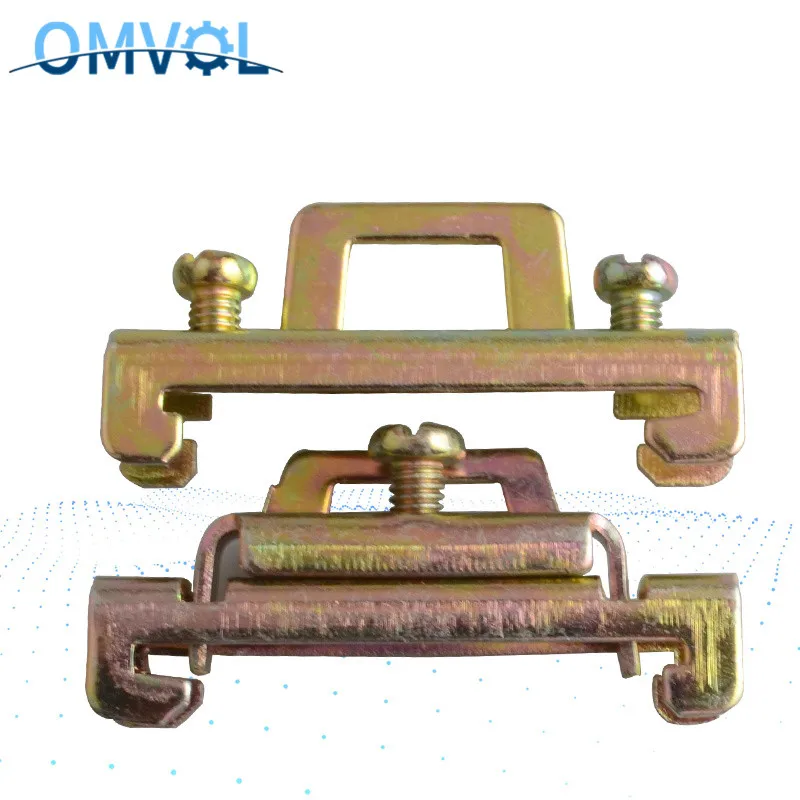 1 шт. фиксированный зажим для крепления на din рейке 35 мм|Линейные направляющие| |