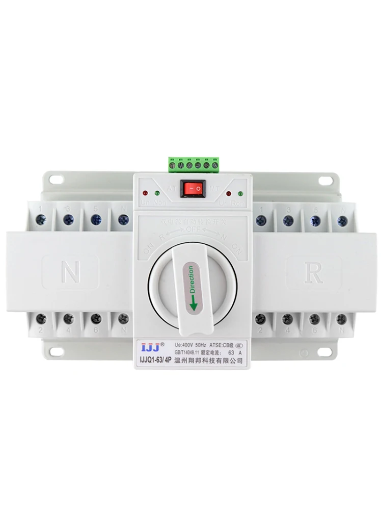 3P/4P 63A 220V ATS MCB type Dual Power Automatic Transfer Switch Change Over | Обустройство дома