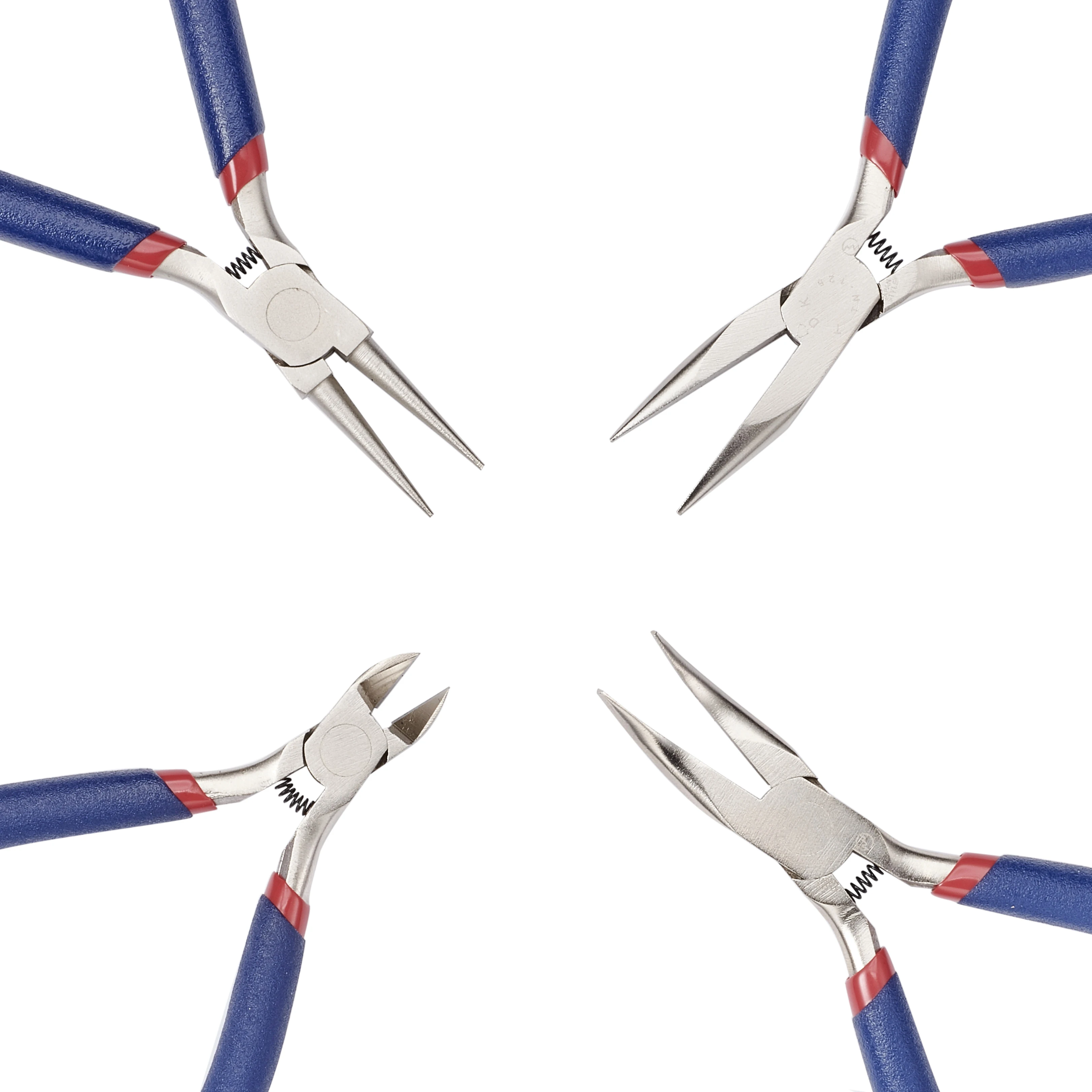 Jewelry Pliers, Ferronickel, Carbon-Hardened Steel, MidnightBlue, 125x70~80x10mm
Jewelry Pliers, Ferronickel, Carbon-Hardened Steel, MidnightBlue, 125x70~80x10mm
