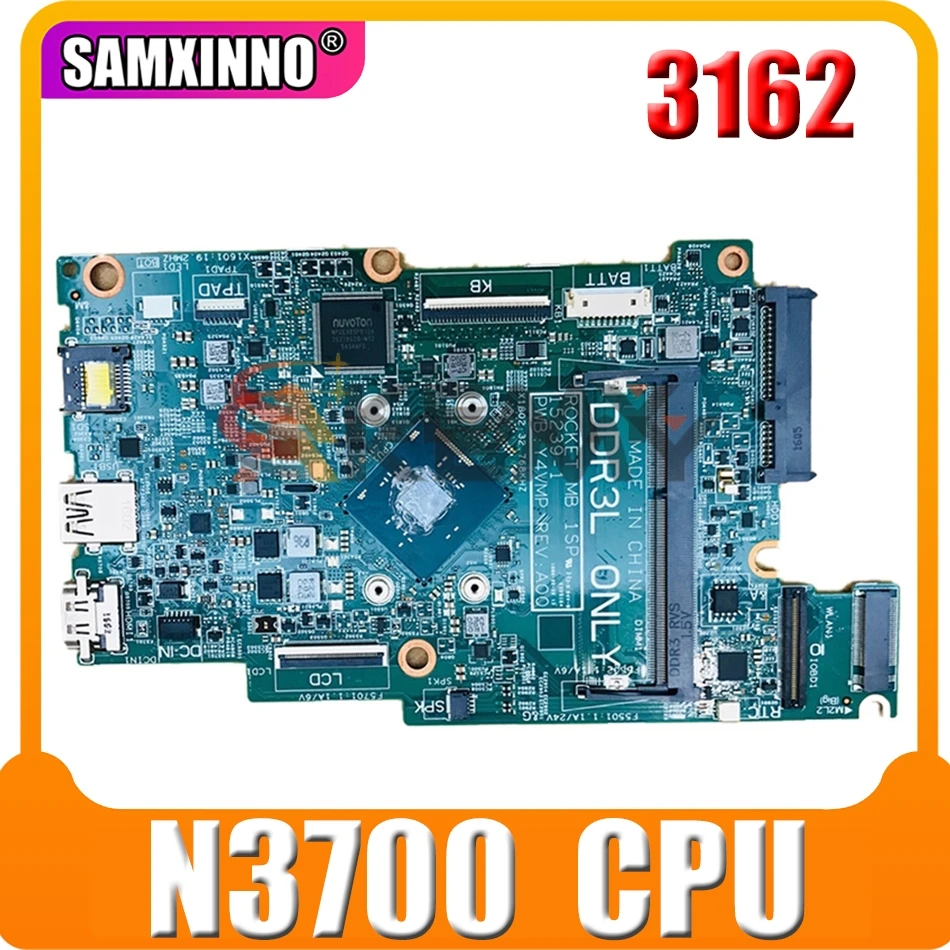 

Оригинальная материнская плата для ноутбука DELL Inspiron 3162 3168 Core Pentium N3700 SR29E материнская плата CN-067YYK 067YYK 15239-1 DFR4