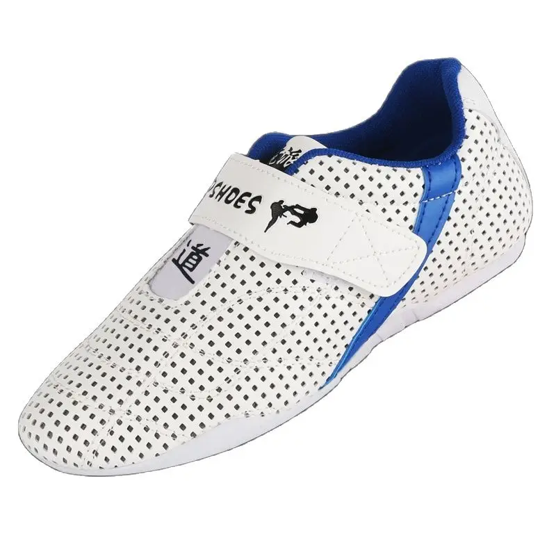 Белые удобные таэквондо обувь для детей мужские wo боевые искусства кроссовки