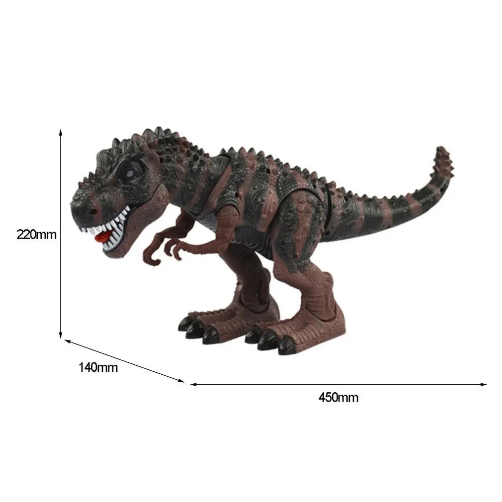 

Electric Walking Dinosaur With Light Sound Kids Toy Jurassic Park Real Movement T-Rex Figure Toy Classic Model Toys Xmas Gift