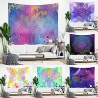 2021 new purple mandala colorful tapestries for dormitory hanging cloth background living room bedside home decorative tapestry